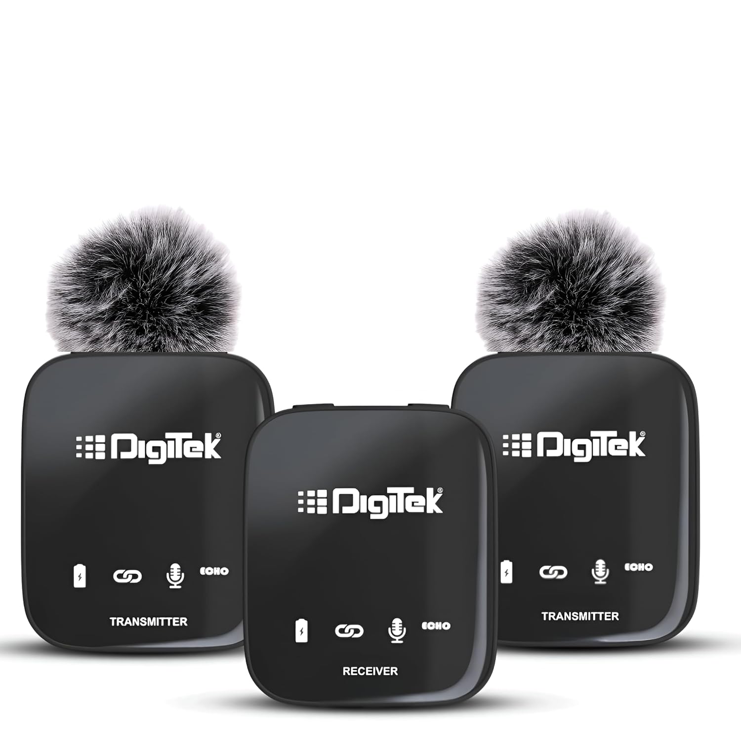 Digitek® (DWM 101 Wireless Microphone System with ANC Noise Reduction, 360° Sound Capture, 100M Range, Upto 12 Hrs Working Time, for DSLR Camera, Android & iOS Smartphones, Seamless Audio Recording Digitek® (DWM 101 Wireless Microphone System with ANC Noise Reduction, 360° Sound Capture, 100M Range, Upto 12 Hrs Working Time, for DSLR Camera, Android & iOS Smartphones, Seamless Audio Recording